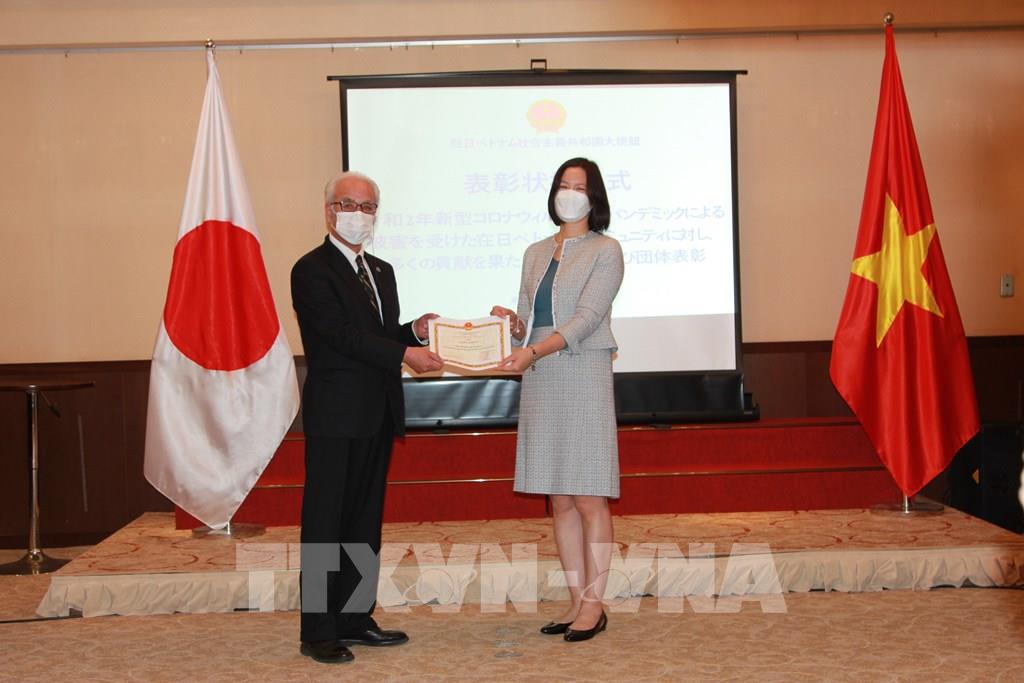 Japanese organizations and individuals praised for supporting Vietnamese community amid COVID-19 pandemic